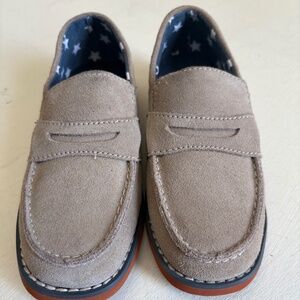 Little Boys Florsheim Tan Suede Penny Loafers Size 10M New